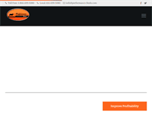 Tablet Screenshot of performance-feeds.com